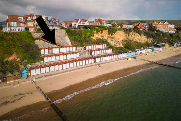 BELOW HIGHCLIFFE ROAD, SWANAGE