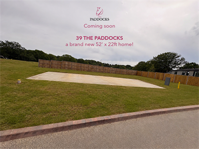 39 The Paddocks 52' x 22' home (1144sq feet) Garden, Patio paths and driveway circa 3800sq feet plus 18 x 12sq ft Garage