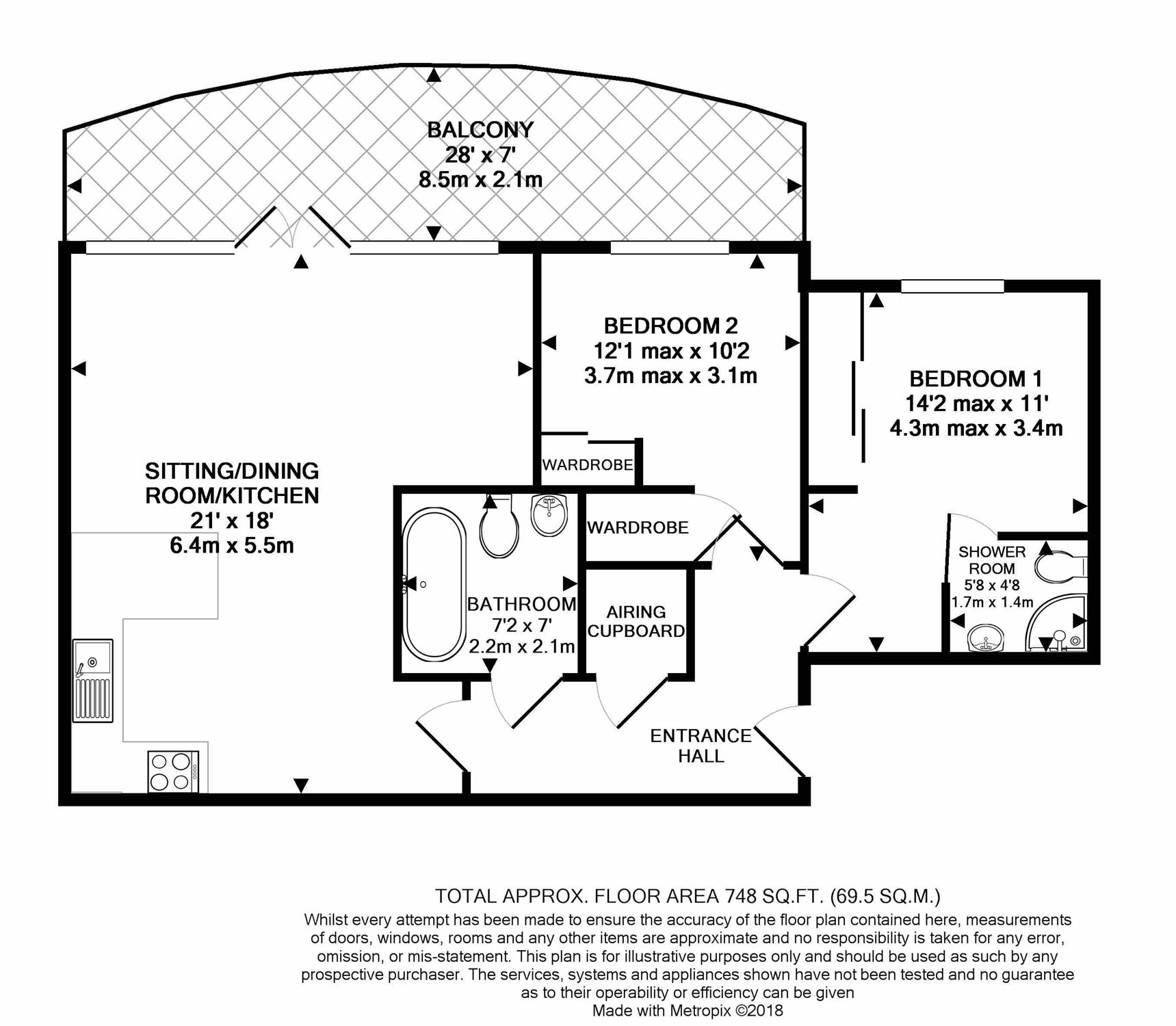 Flat for sale in REGATTA COURT, EXMOUTH MARINA EX8 1AN Hall & Scott