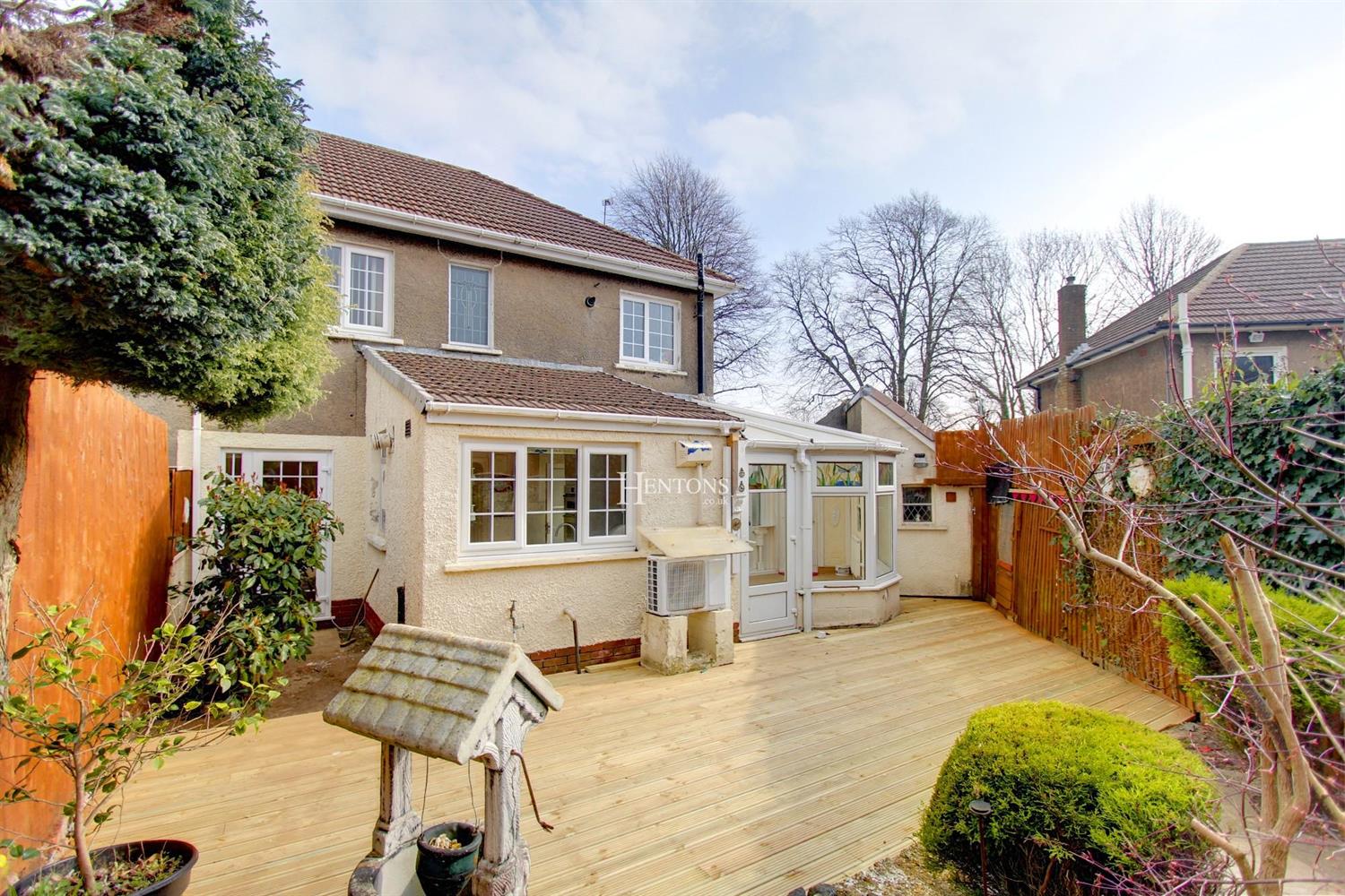 SemiDetached House for sale in Elgar Crescent, Llanrumney, Cardiff CF3