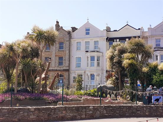 Front of building