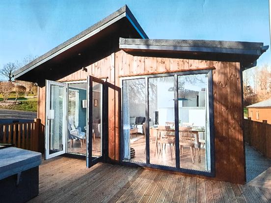 Front of Property Decking & Hot Tub