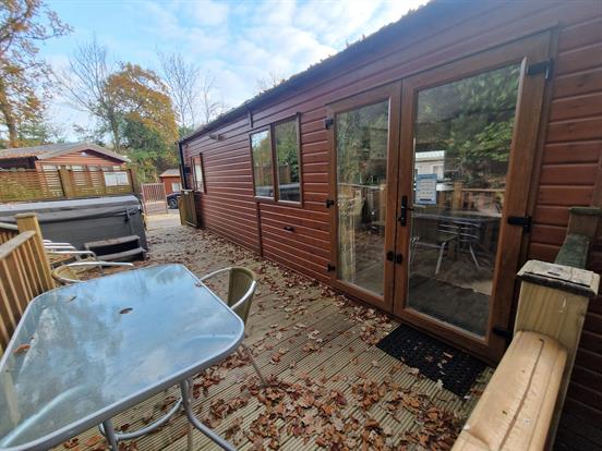 Decking With Hot Tub