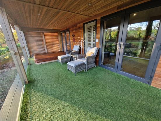 Sun Deck with Hot Tub