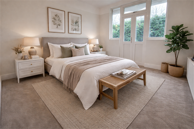 Main Bedroom With AI Furniture