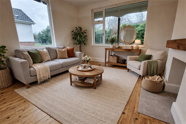 Living Room With AI Furniture