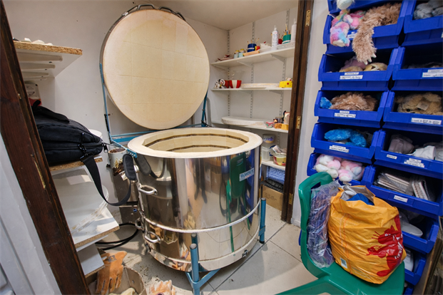 Storage Room With Kiln