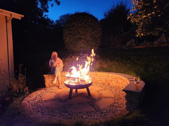 Fire Pit at Night