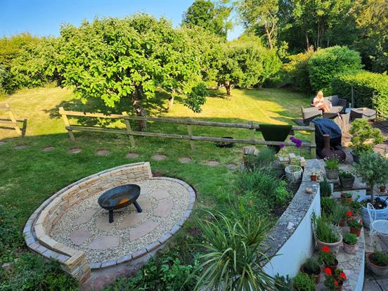 Fire Pit in Summer
