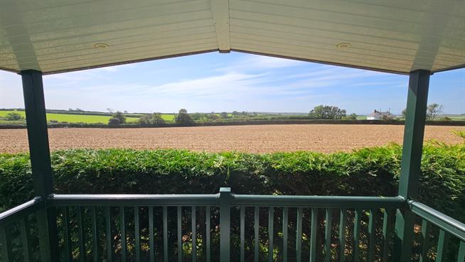 View from Decking