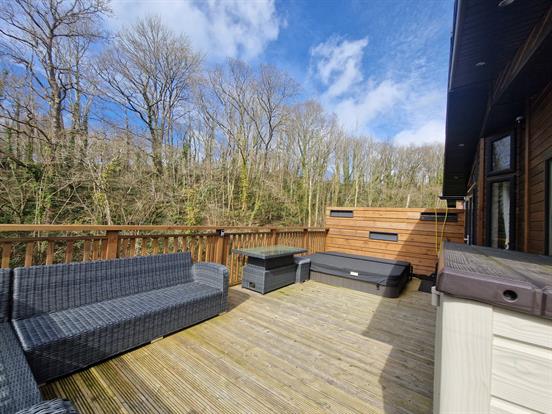 Sun Deck with Hot Tub